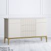 Комод средний Pr117ET_Pr118ET-gold Primo gold 