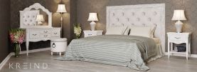 Кровать с мягким изголовьем 180*200 S218D-K00-S-B07 Silvery Rome 
