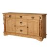 Комод Викинг GL-05/1 с ящиками из массива сосны (мед) 