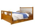 Кровать Дания (мягкая) 3 с ящиками 160 