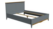 Кровать Пенни 160x200 серый 7046 антик 24 