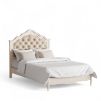 Кровать с мягким изголовьем 140*200 BA314-K07-B09 Баллеттэ RAL 9001 