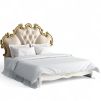 Кровать с мягким изголовьем 160*200 R566-K02-GG-B01 Романтик Голд 