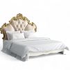 Кровать с мягким изголовьем 160*200 R566D-K02-GG-B01 Романтик Голд 