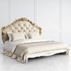 Кровать с мягким изголовьем 180*200 R418-K02-GG-B01 Romantic Gold 