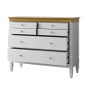 Комод Ольса-С 042 белый лак - антик 24 
