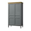 Шкаф для одежды Ольса-С 20 серый 7042 - антик 24 
