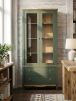Шкаф для посуды NN 22 Пенни Грин (Грин 6020 / Антик 24) 