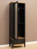 Шкаф для прихожей Пенни с зеркалом (Блэк / Антик 24) 