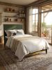 Кровать Пенни 90x200 грин 6020/антик 24 