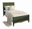 Кровать Пенни 90x200 грин 6020/антик 24 