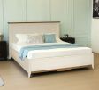 Кровать Пенни 160x200 белый воск/антик 24 