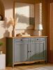 Комод буфета NN Пенни (Серый 7046 / Антик 24) 