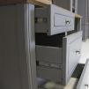 Стол Пенни письменный 120 серый 7046/антик 24 