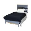 Кровать Пенни 90x200 серый 7046 антик 24 