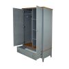 Шкаф 21 Пенни комбинированный серый 7046/антик 24 