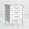 Прикроватная тумба 3 ящика S117-K00-S Silvery Rome 