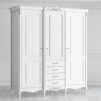 Шкаф 3 двери S623E-K00-S Silvery Rome 
