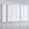 Шкаф 6 дверей S626E-K00-S Silvery Rome 