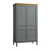Шкаф для одежды Ольса-С 20 серый 7042 - антик 24 