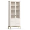 Шкаф книжный 6 ящиков Альтэ Pr112D-gold ПРИМО Голд 