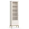 Шкаф книжный малый 2 ящика L Альтэ Pr129LC-gold ПРИМО Голд 