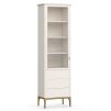 Шкаф книжный малый 3 ящика L Альтэ Pr129LD-gold ПРИМО Голд 
