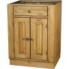 Шкаф стол Прованс (600) 1 ящик, 2 двери Вощение