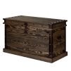 Сундук Викинг (с прямой крышкой) (венге) 