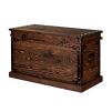 Сундук Викинг (с прямой крышкой) (орех) 