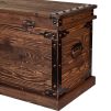 Сундук Викинг (с прямой крышкой) (палисандр) 