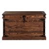 Сундук Викинг (с прямой крышкой) (орех) 