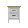 Тумба прикроватная «Квадро-С» 02 (Белый лак-Антик 24) 
