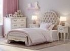 Кровать с мягким изголовьем 90х200 Romantic Gold R539-K02-G-B01 