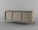 Тумба В3D2 Брюгге ВМФ 1683 Капучино