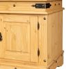 Тумба ТВ Викинг (140) из массива сосны (мед) 